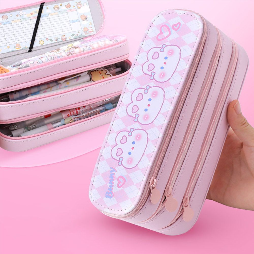 Kawaii Double Layer Pencil Case