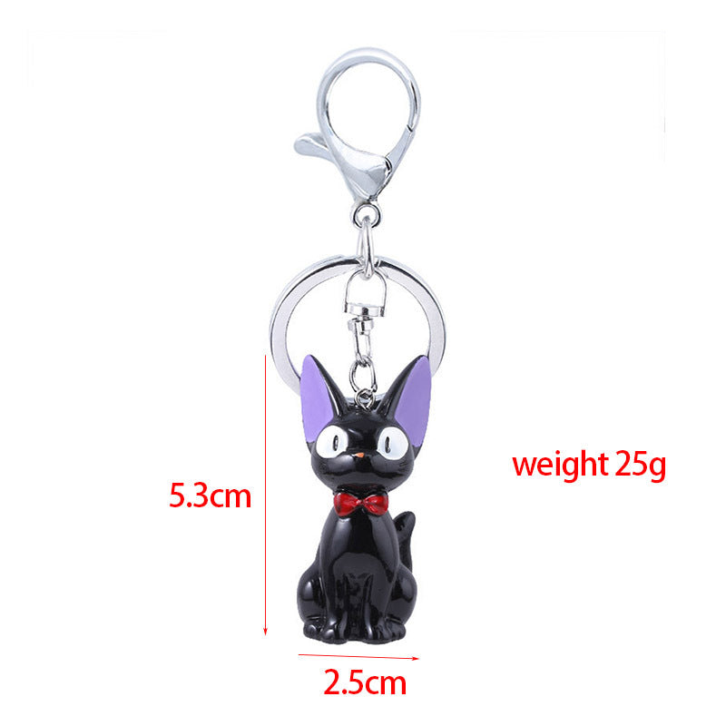 Kiki's Delivery Service Black Cat keychain