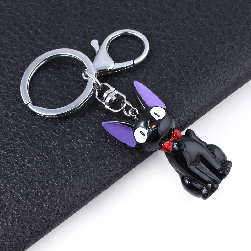 Kiki's Delivery Service Black Cat keychain