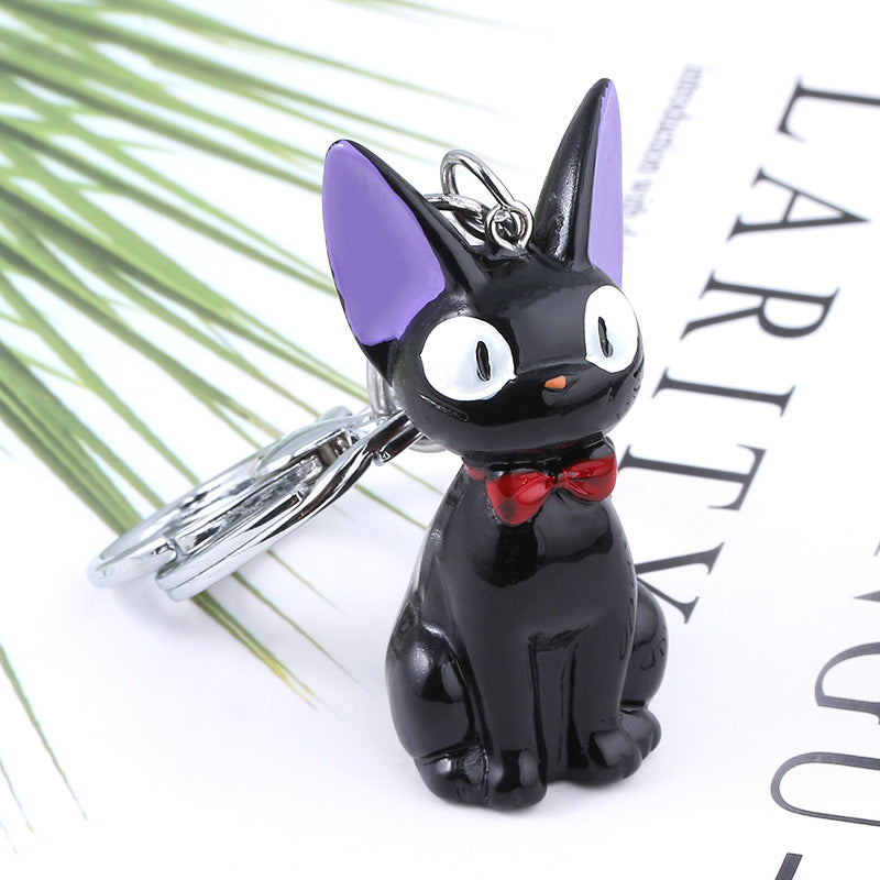 Kiki's Delivery Service Black Cat keychain