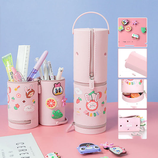 Kawaii Pencil Case with charms