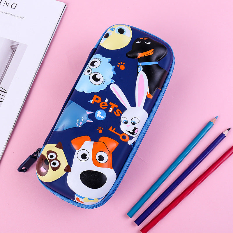 Dinosaur, Shark, Animals Pencil Case