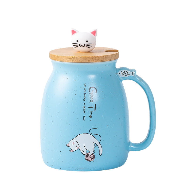 Japanese cartoon cat mug