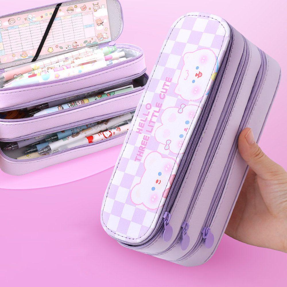 Kawaii Double Layer Pencil Case