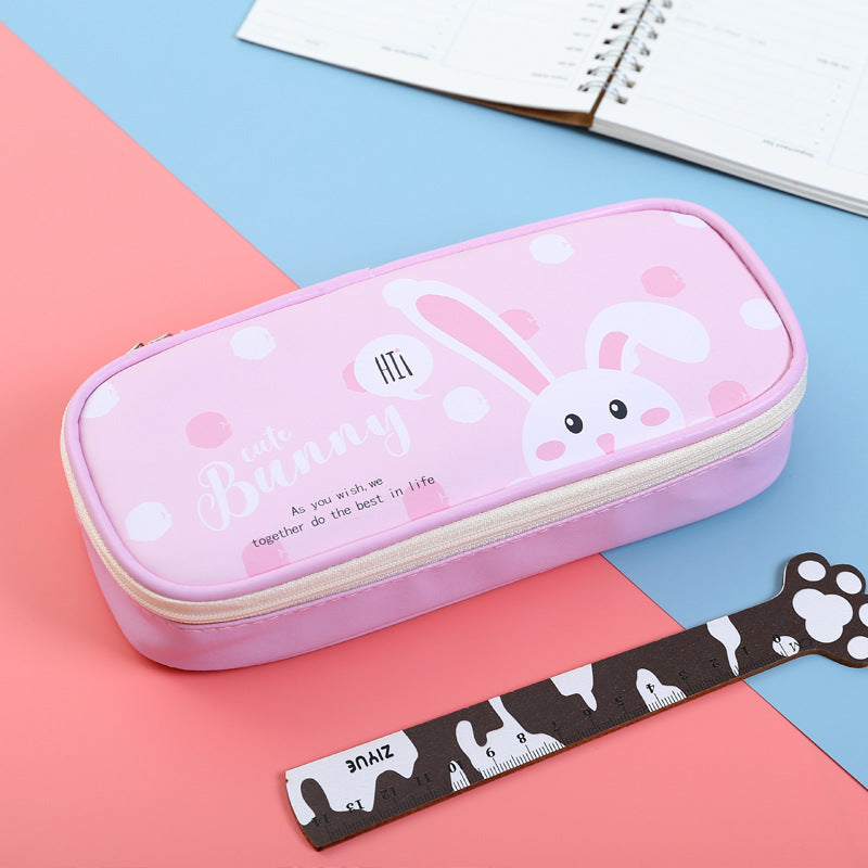 Kawaii Cartoon School Girls Pencil Case