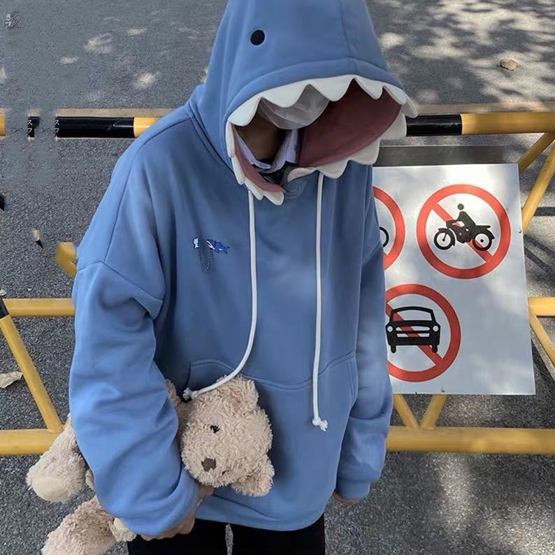 Japanese Sister Shark Cap Hoodie