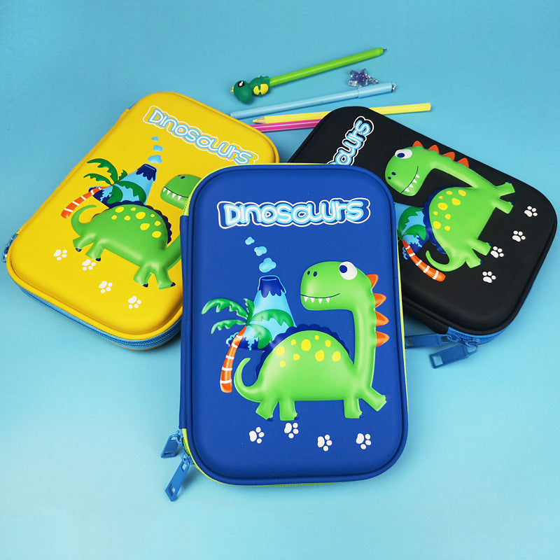 3D dinosaur pencil case for boys and girls