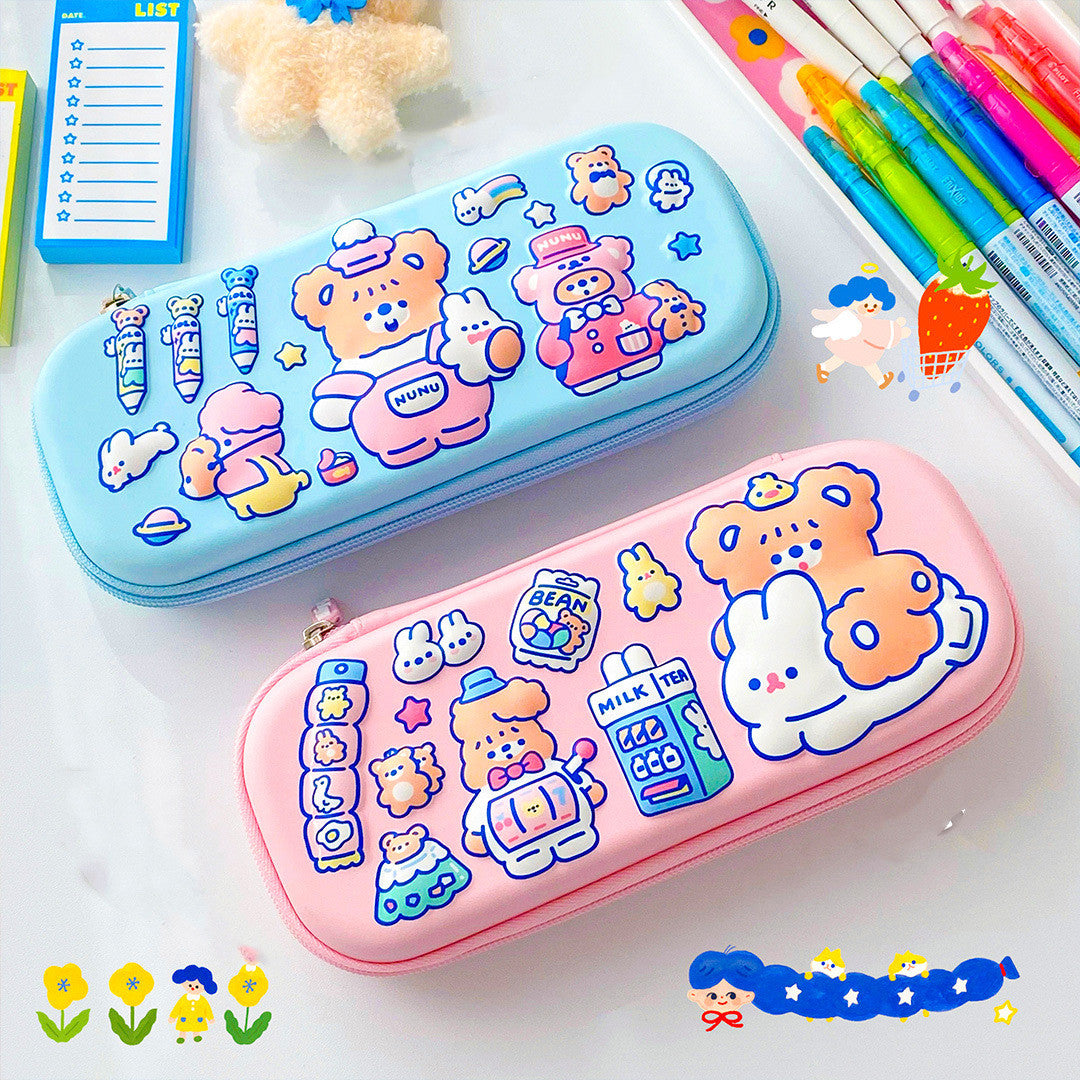 Kawaii Cartoon Bear 3D Pencil Case