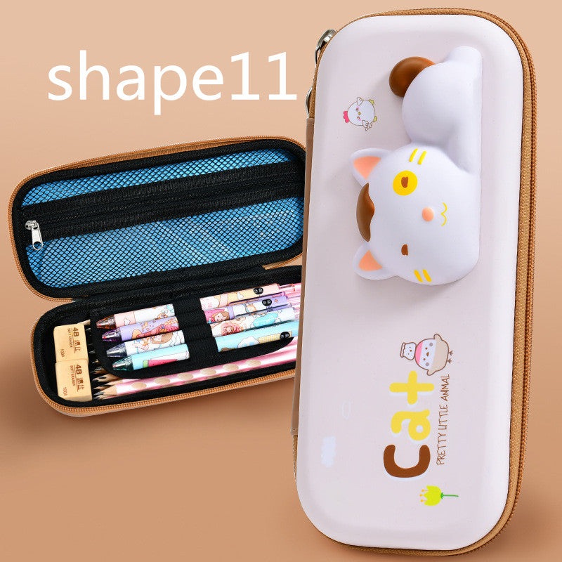 Korean-style 3D Squeeze Pencil Case