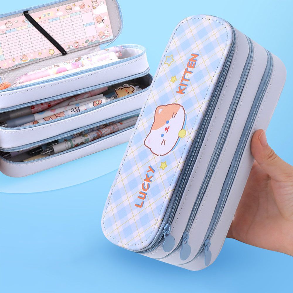 Kawaii Double Layer Pencil Case