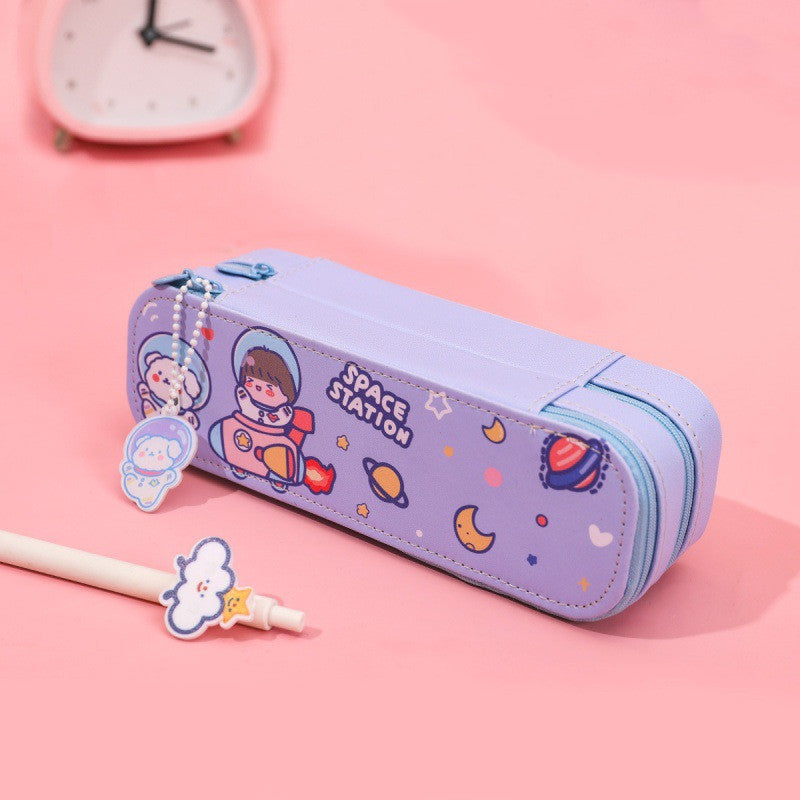 Kawaii double layer pencil case