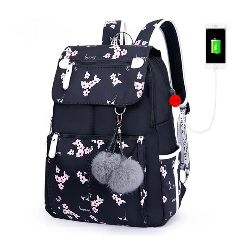 Japanese Cat anime backpack