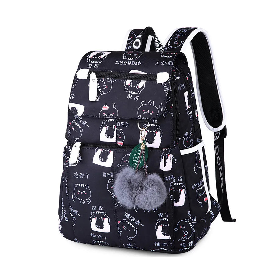 Japanese Cat anime backpack