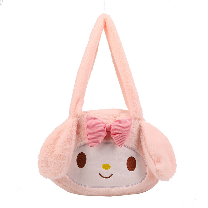 Japanese Sanio Kuromi Plush messenger bag