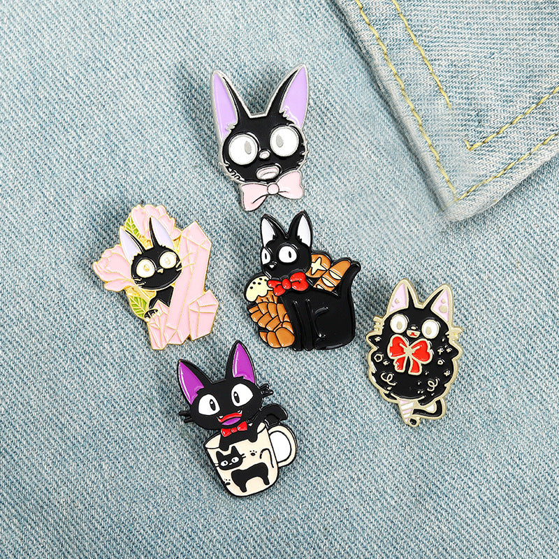 Japanese Jiji Cat pin