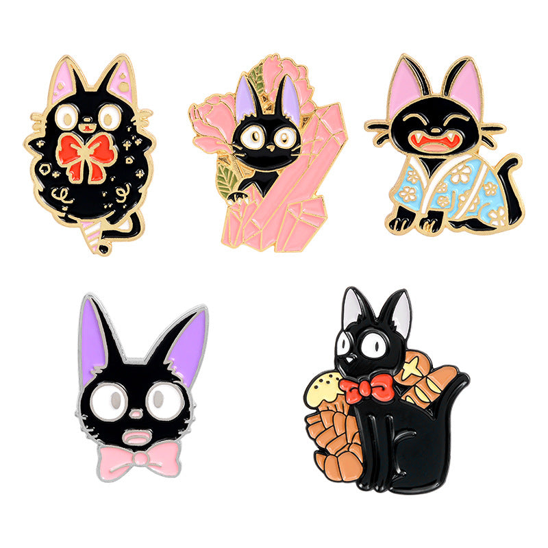 Japanese Jiji Cat pin