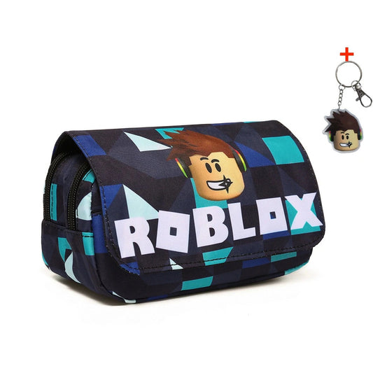 Roblox Pencil Case Virtual World Double-Layer