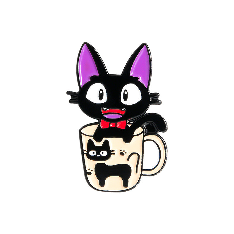 Japanese Jiji Cat pin