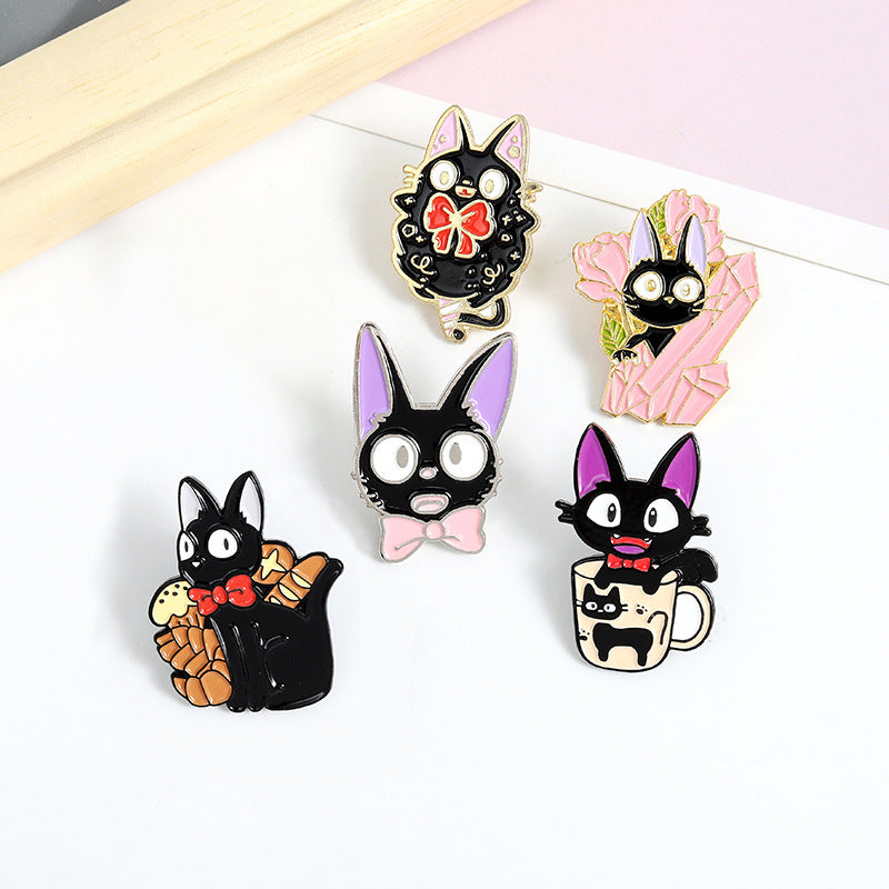 Japanese Jiji Cat pin