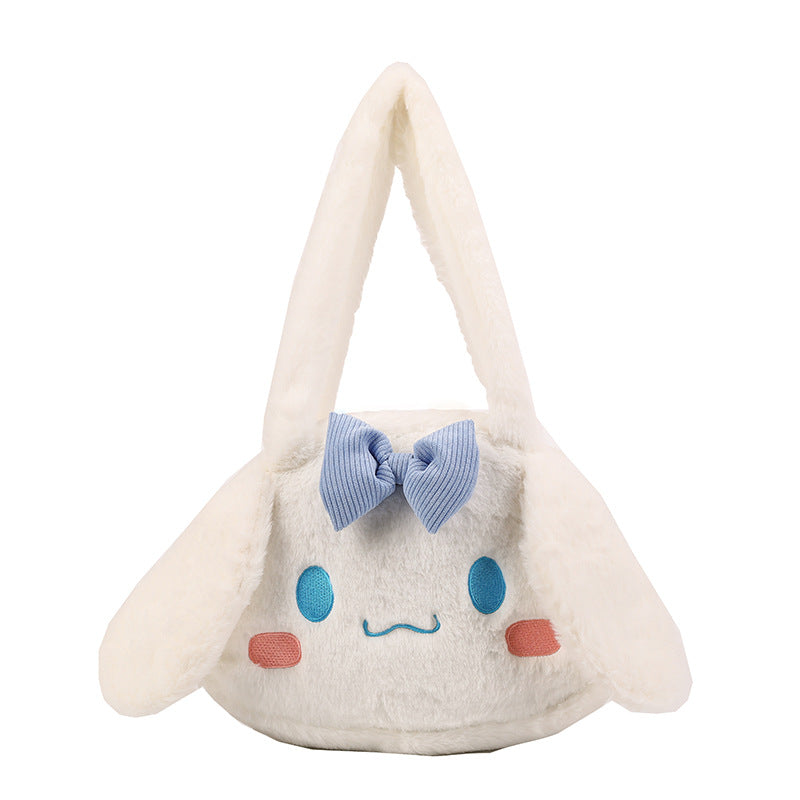 Japanese Sanio Kuromi Plush messenger bag