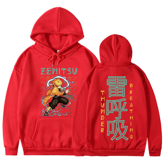 Korean Harajuku Kimetsu no Yaiba hoodie