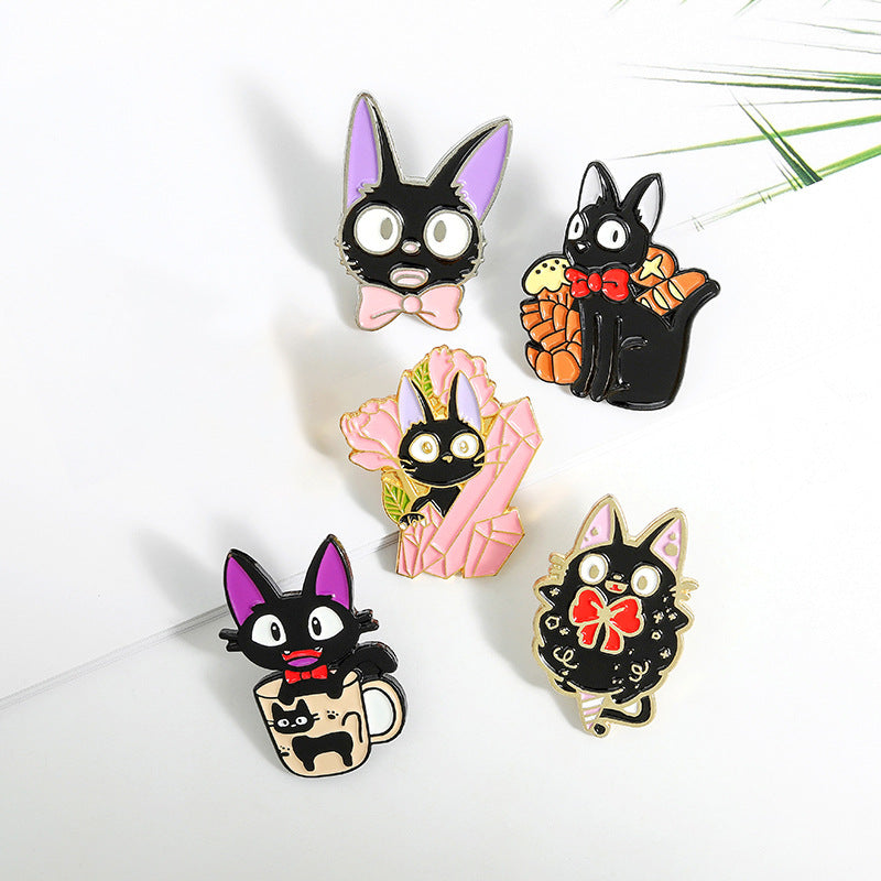 Japanese Jiji Cat pin