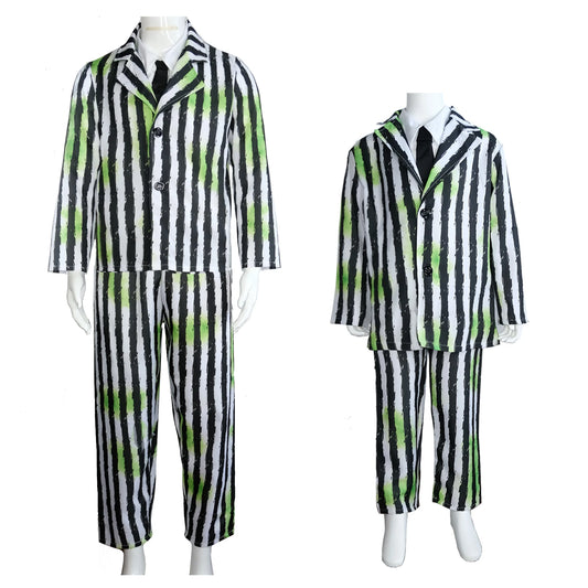 Beetlejuice Halloween Costume Kids & Adults