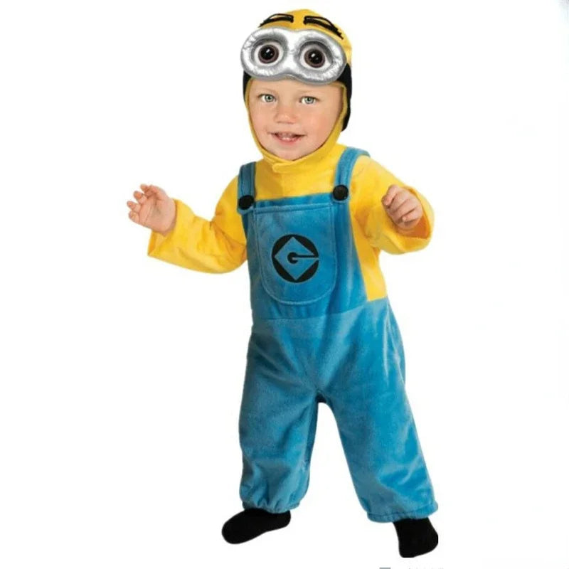 Minion Jumpsuit Full Family Halloween Costume Kids Adults