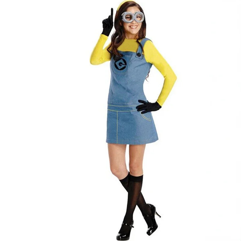 Minion Jumpsuit Full Family Halloween Costume Kids Adults