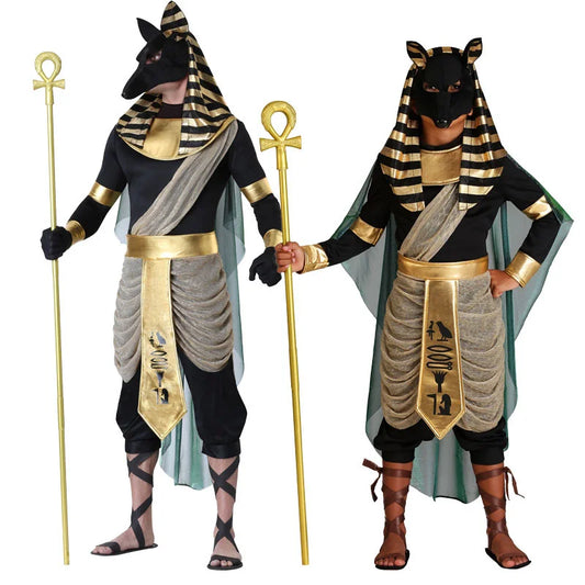 Anubis Ancient Egypt Premium Halloween Costume Set Adult & Kid