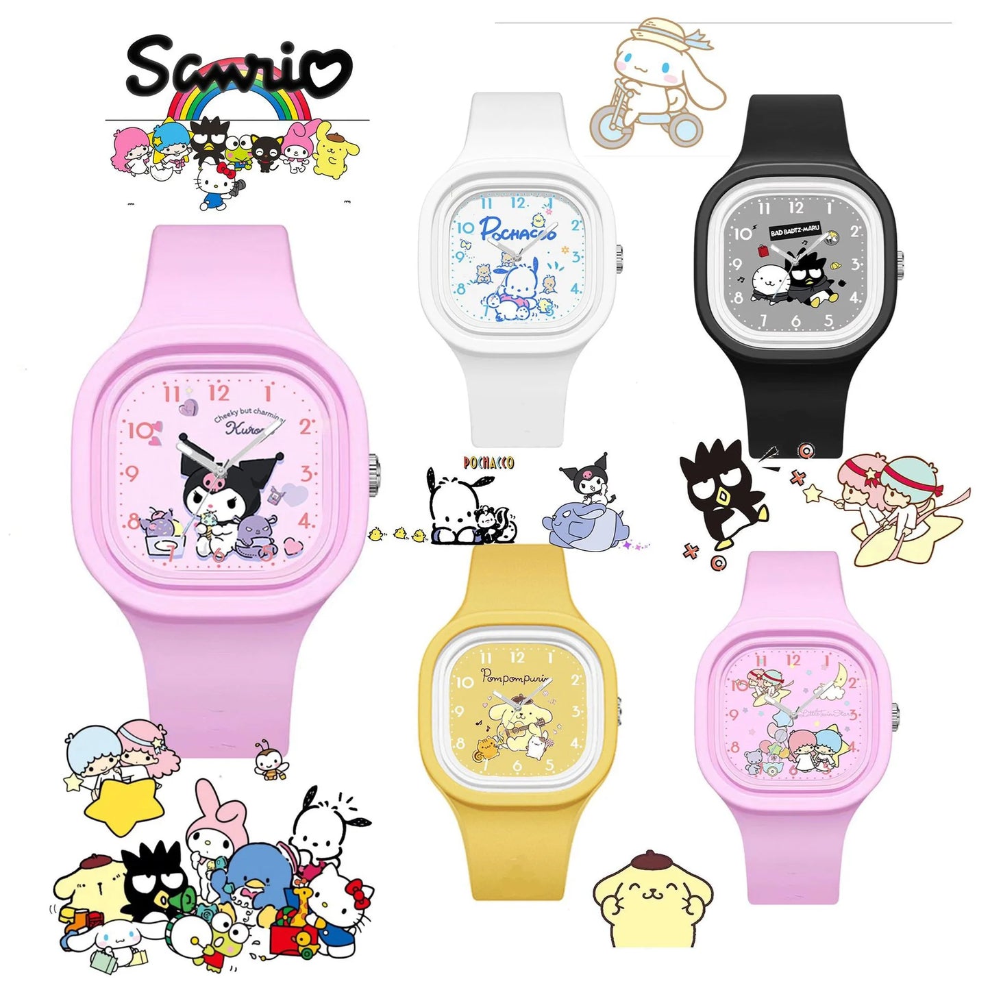 Sanrio Kuromi Hello Kitty Watch