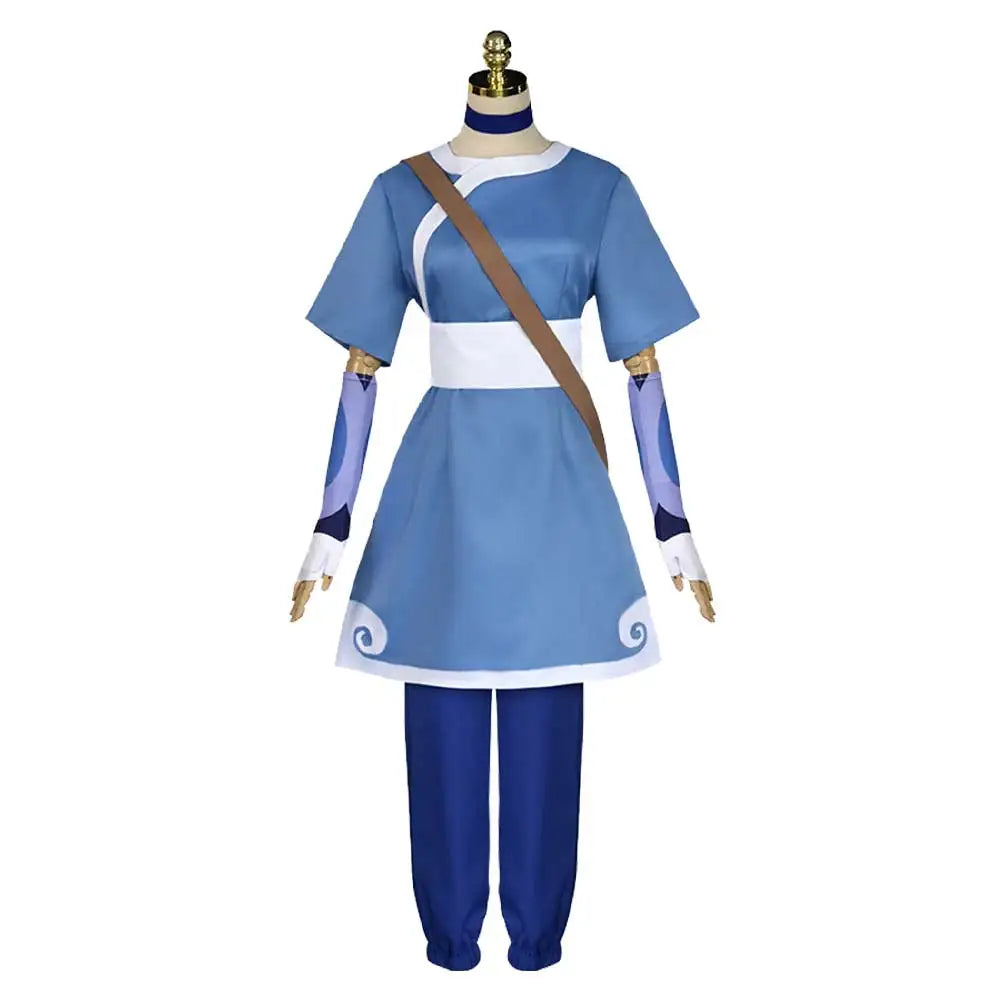 Avatar Katara Halloween Costume Set Adult/Kids