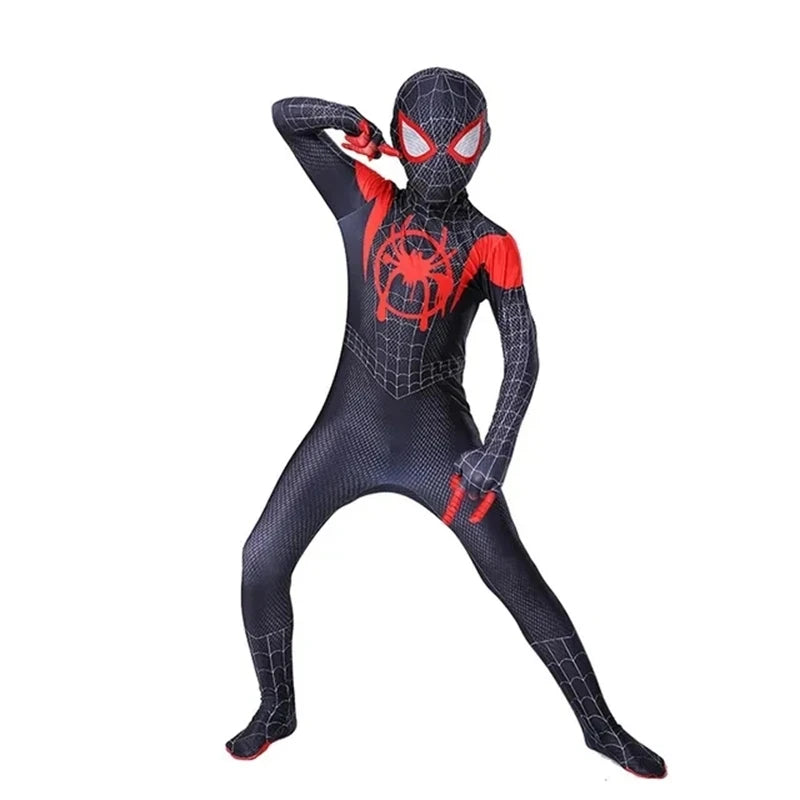 Miles Morales Spiderman Into The Spider Verse Costume Set