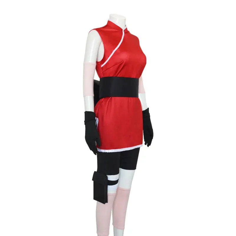 Haruno Sakura Japanese Anime Costume Set