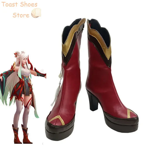 The Blade Dancer Irelia Cosplay Shoes Game LOL