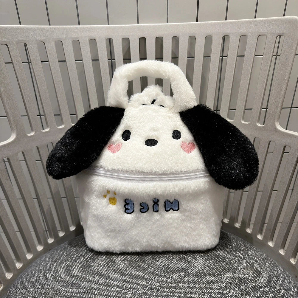 Cosmetic Storage Bag Lovely Pochacco Mike Sullivan Plush Bag