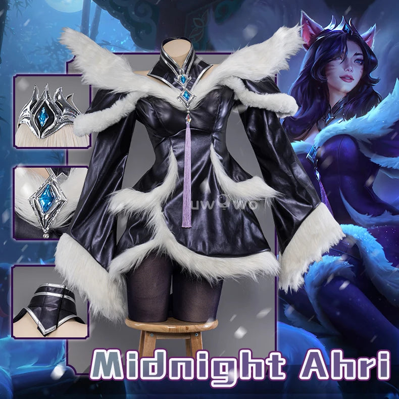 League of Legends/LOL: Midnight Ahri Premium Cosplay Costume