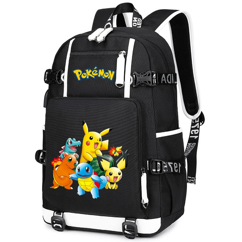 Pokemon Pikachu Backpack 3-piece set