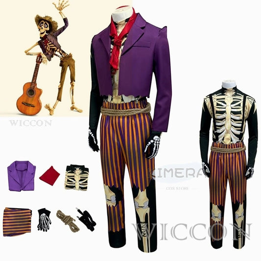 Coco Movie Hector Rivera Halloween Costume Set for Adults