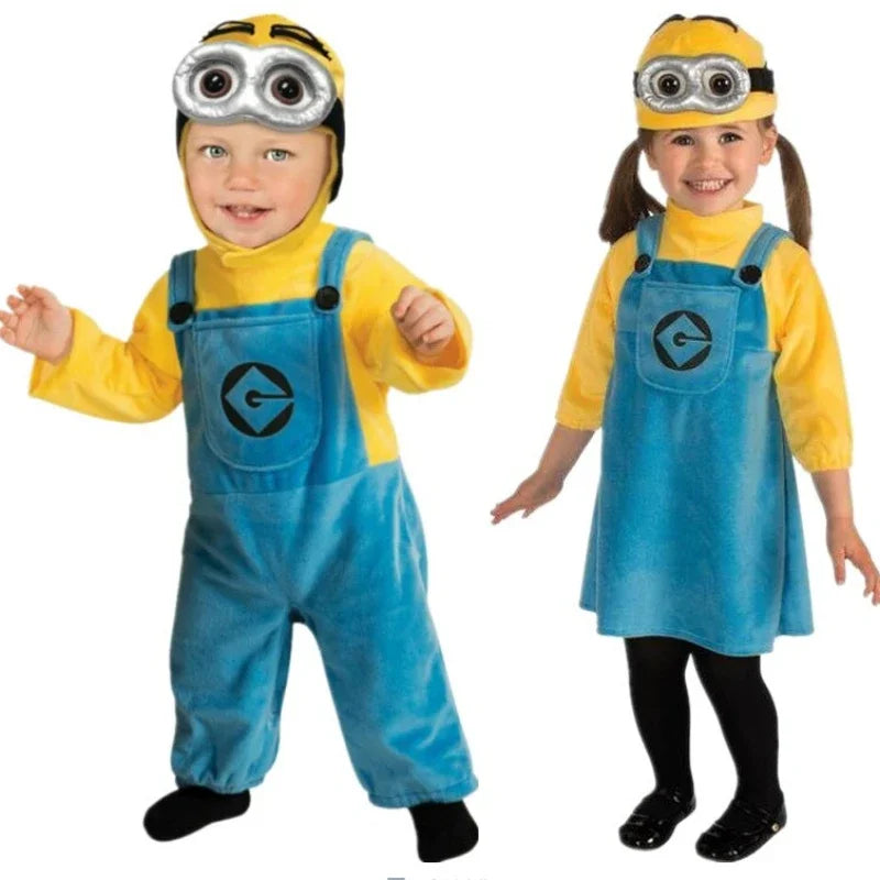 Minion Jumpsuit Full Family Halloween Costume Kids Adults