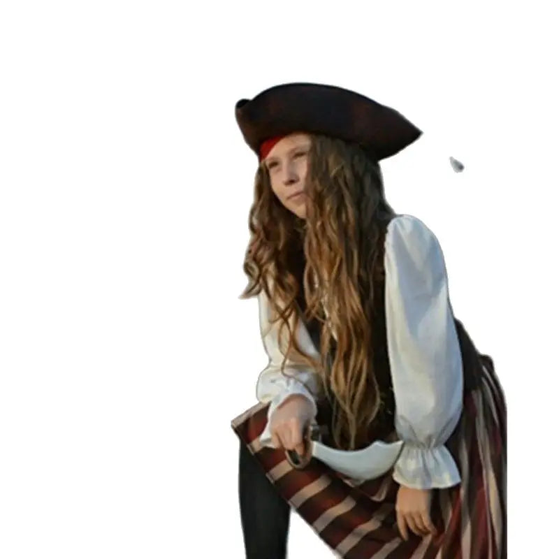 Captain Pirates In The Caribbean Halloween Costume Set