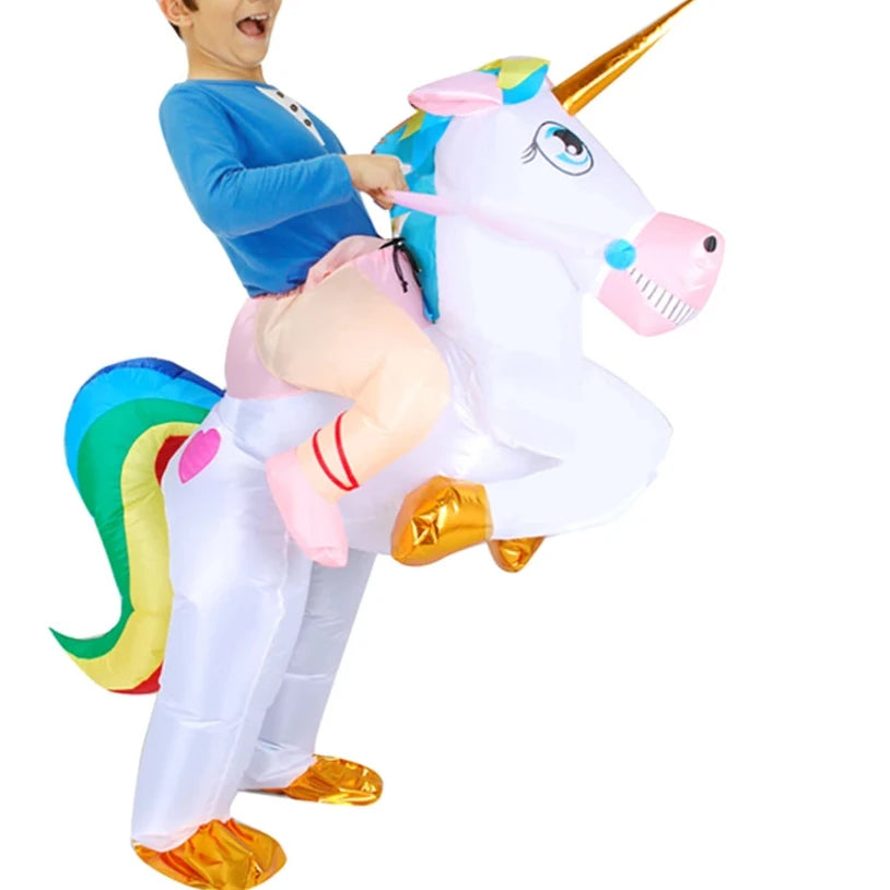 Dinosaur Unicorn Inflatable Halloween Costume