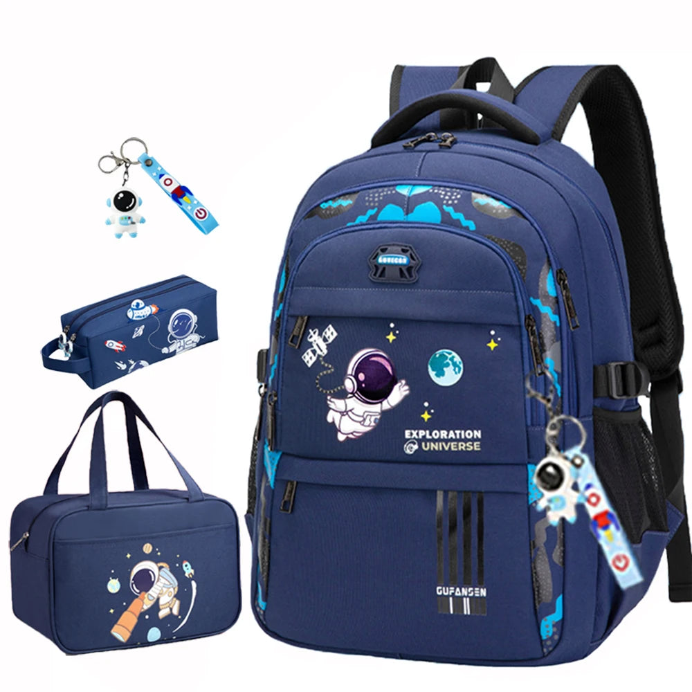 Astronaut Large Capacity School Backpacks Set