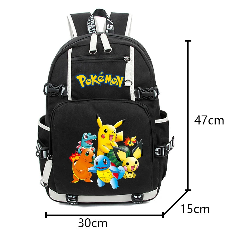 Pokemon Pikachu Backpack 3-piece set