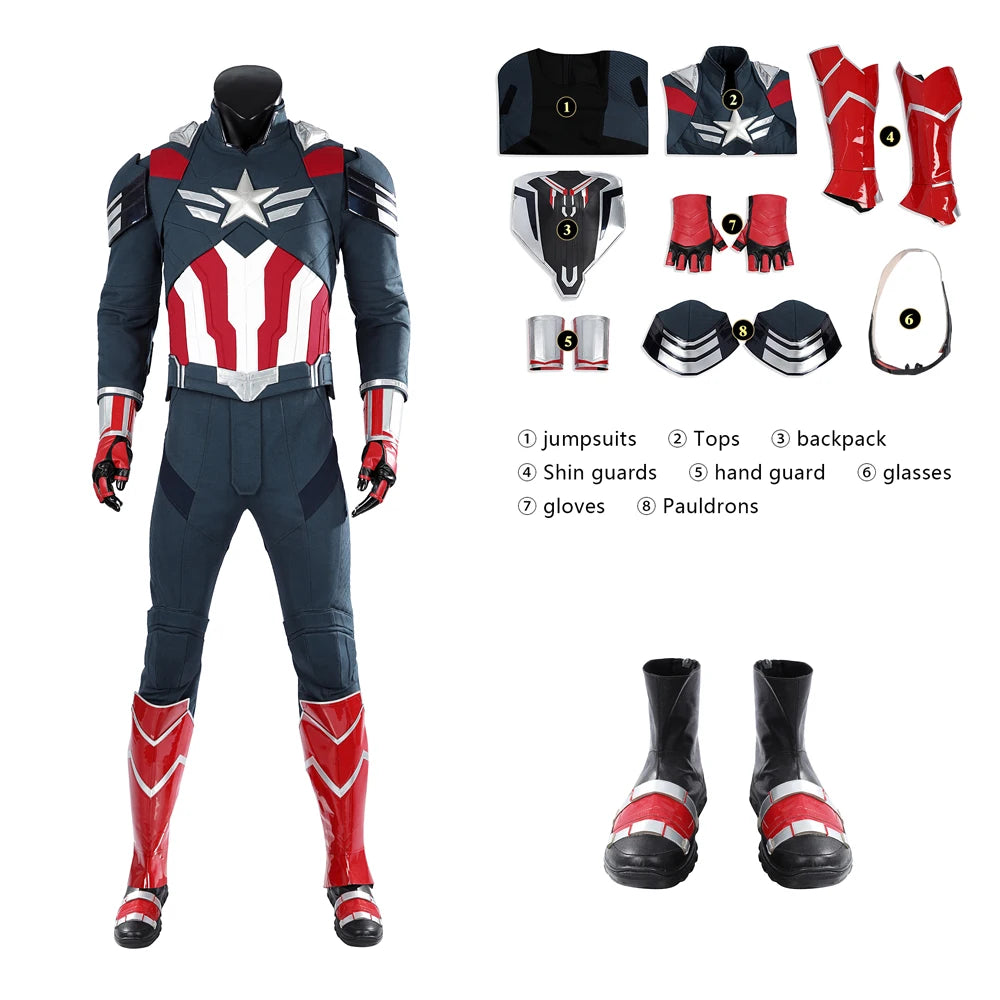 Captain America Marvel High Quality Cosplay Costumes