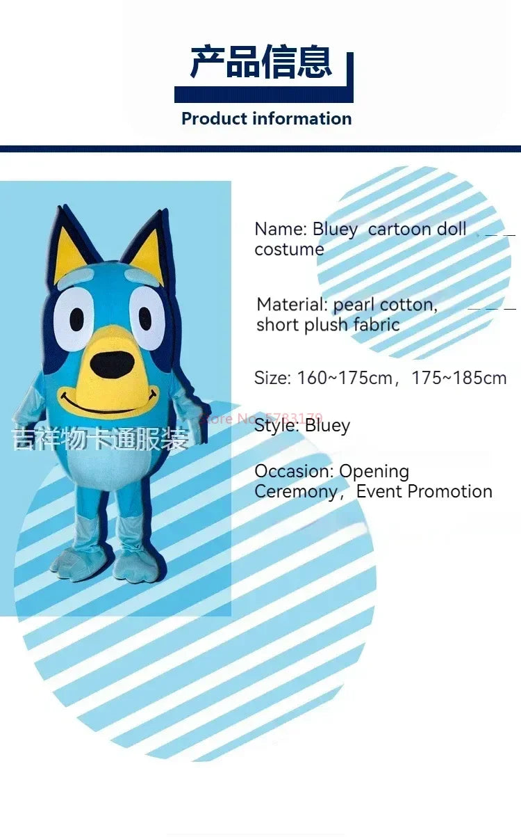 Bluey Bingo Dog Costume Adult for Activity Cosplay Performance