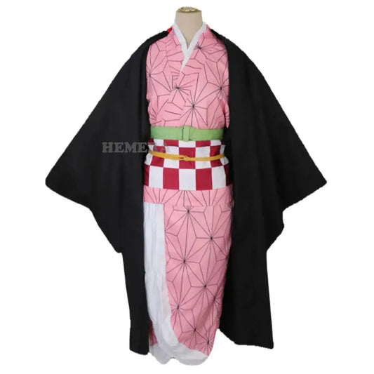 Kamado Nezuko Halloween Costume Set Adults & Kids