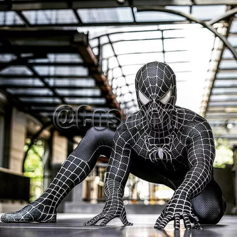 Black Spiderman & Red Spiderman Halloween Costume