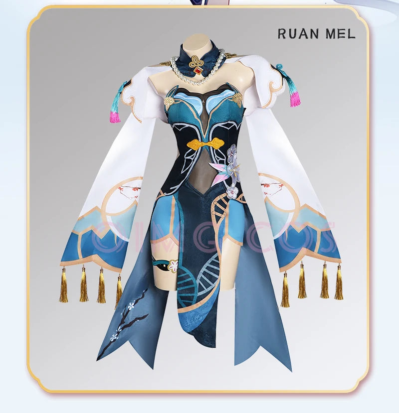 RUAN MEL Anime Cosplay Costume Honkai Star