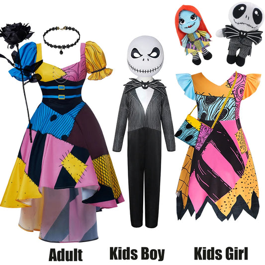 The Nightmare Before Christmas Sally and Jack Halloween Costume